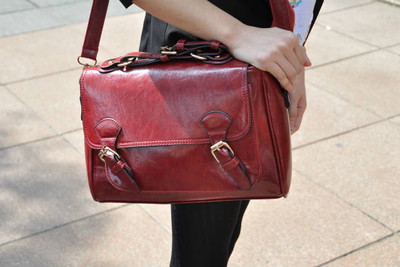 街拍上海潮人 简约时尚