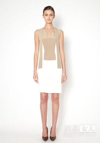 立体几何拼接连衣裙 大玩趣味造型