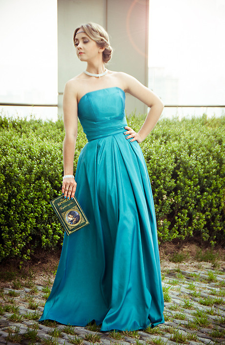 欧美街拍 体验蓝色魅力