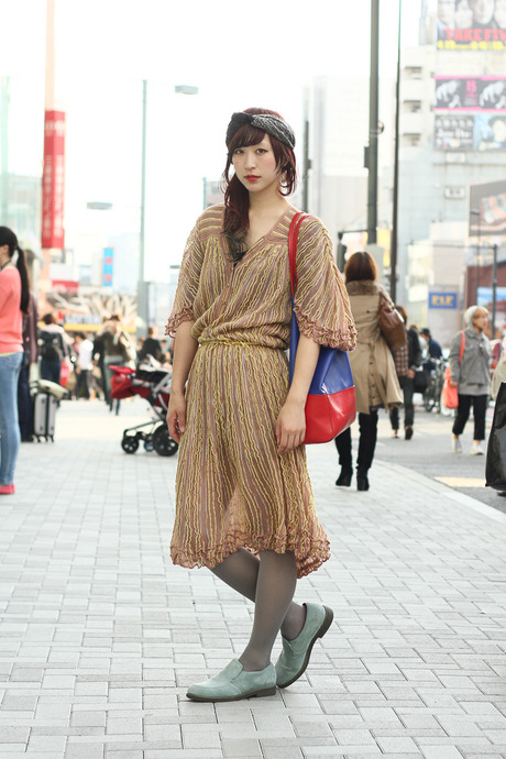 日本街拍 街头流行古怪风格