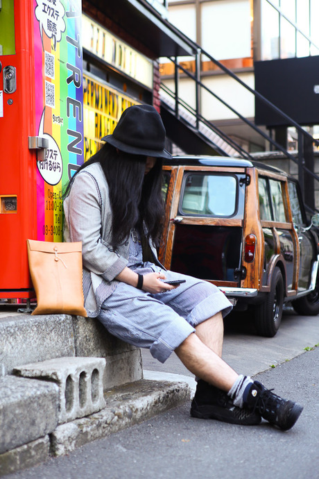 日本街拍 街头流行古怪风格