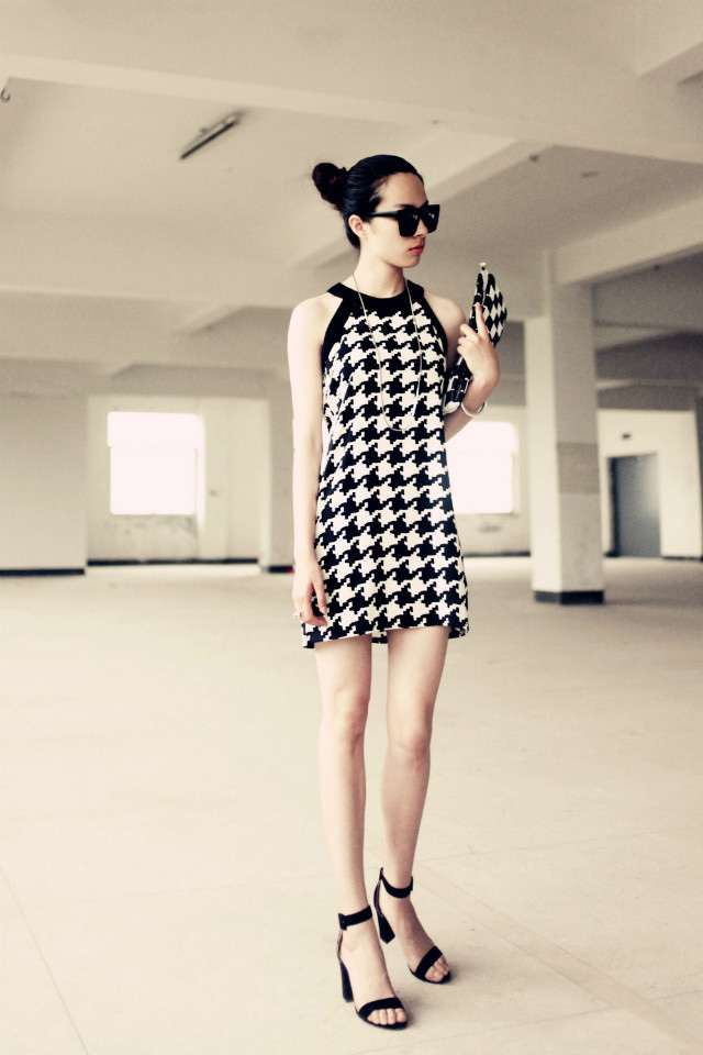 杭州潮女街拍 简约的夏季格调