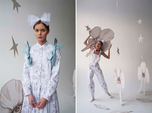 森林里的拇指姑娘。Lesia Paramonova 2013 Collection