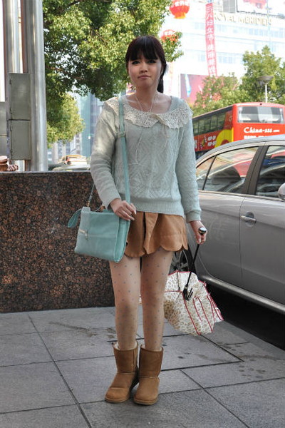 街拍上海潮人 简约时尚