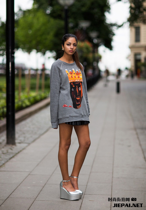 欧美街拍 短裤短裙齐上阵