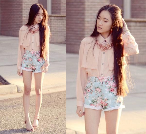 欧美潮女街拍 短裙搭出优雅女人味