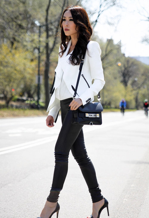 欧美街拍 看潮女高街风格出行