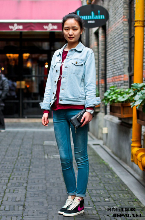 纽约街拍 潮人街头运动风尽显