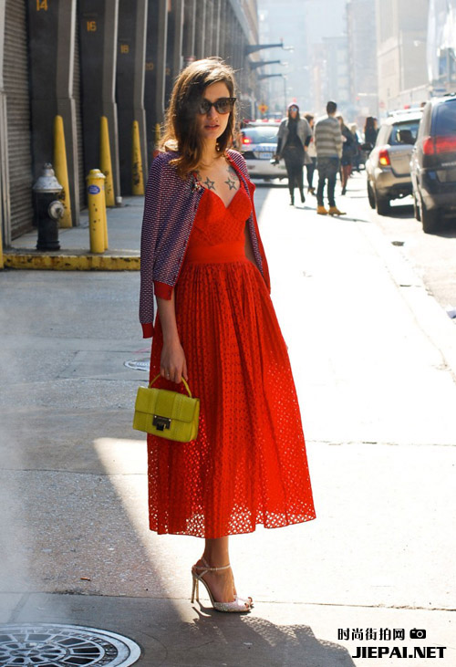 纽约街拍 潮人街头运动风尽显