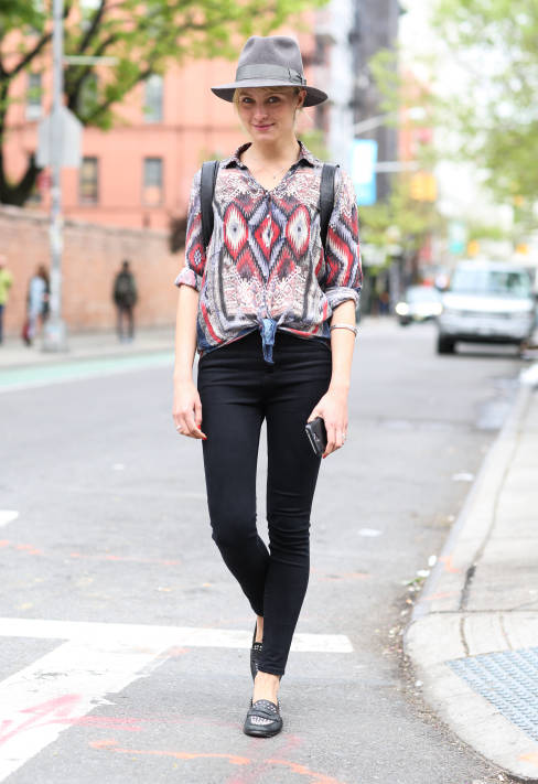 纽约街拍 潮女们的时尚美搭秀