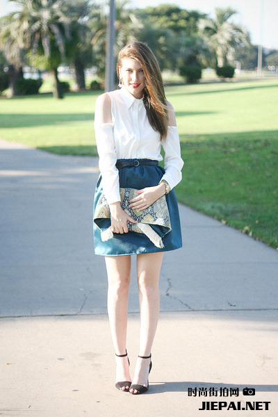 欧美潮人街拍 初夏衣服各有特色