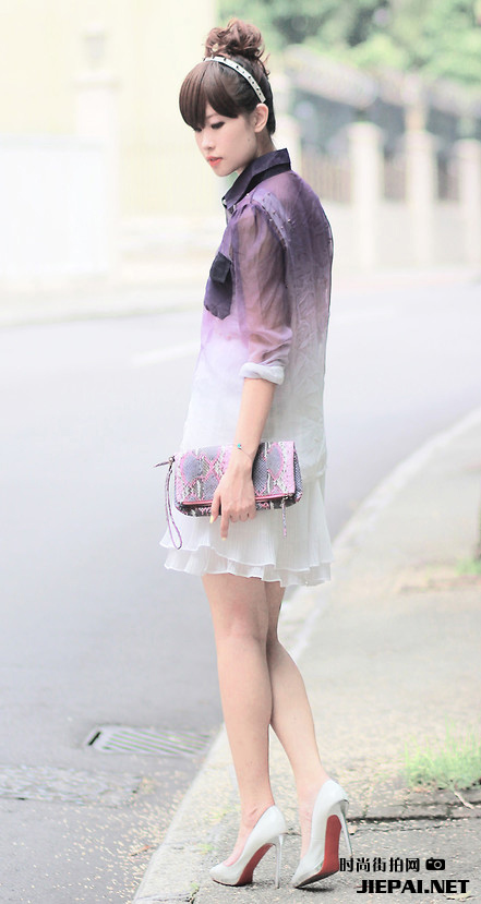 欧美街拍 潮女街拍个个仙女范儿