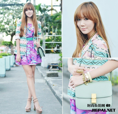 欧美街拍 潮女街拍个个仙女范儿