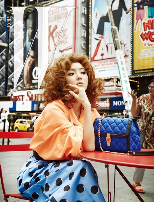 朴韩星纽约街头时尚复古画报