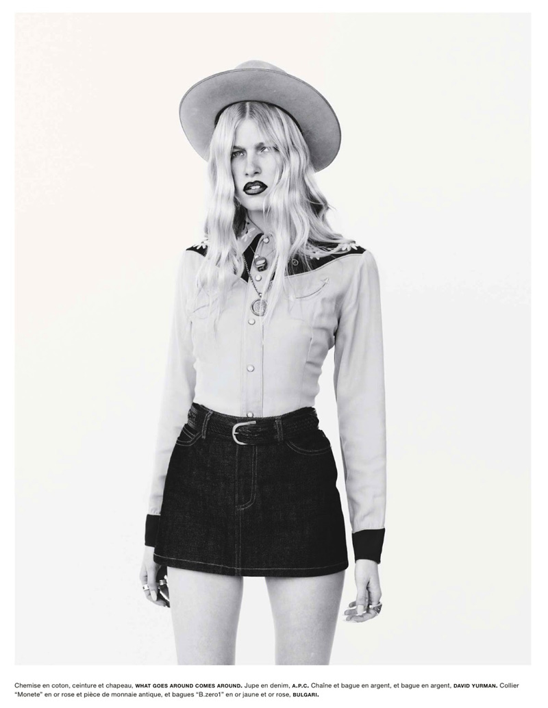 《Numéro》杂志 #144 June/July 2013 黑白大片范儿