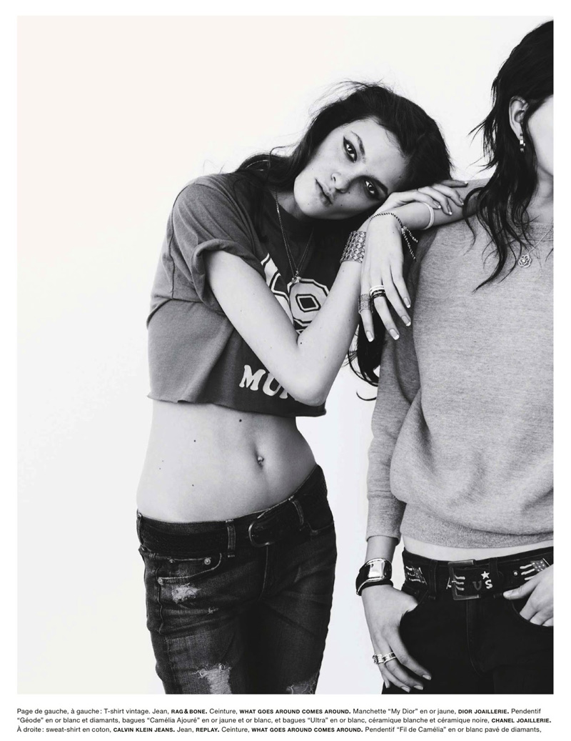 《Numéro》杂志 #144 June/July 2013 黑白大片范儿