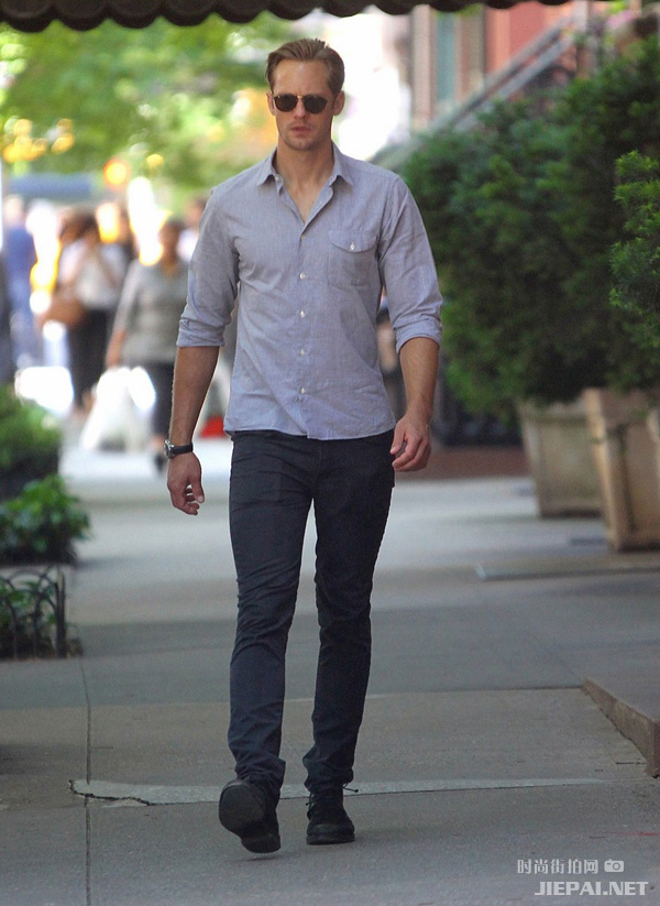 街拍欧美明星生活中的时尚搭配