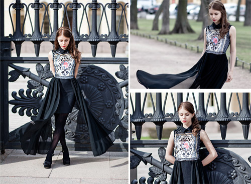 精致百变的俄罗斯少女。Anna Vershinina时尚搭配志