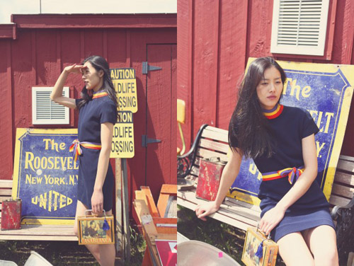 可爱有趣的古着少女。探访美国古玩集中地