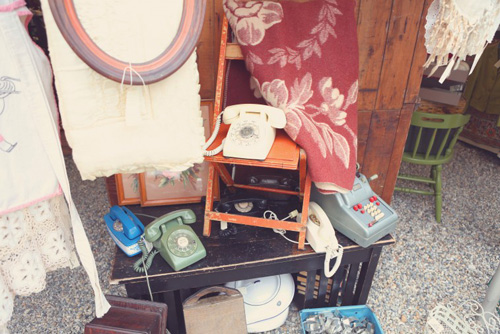 可爱有趣的古着少女。探访美国古玩集中地