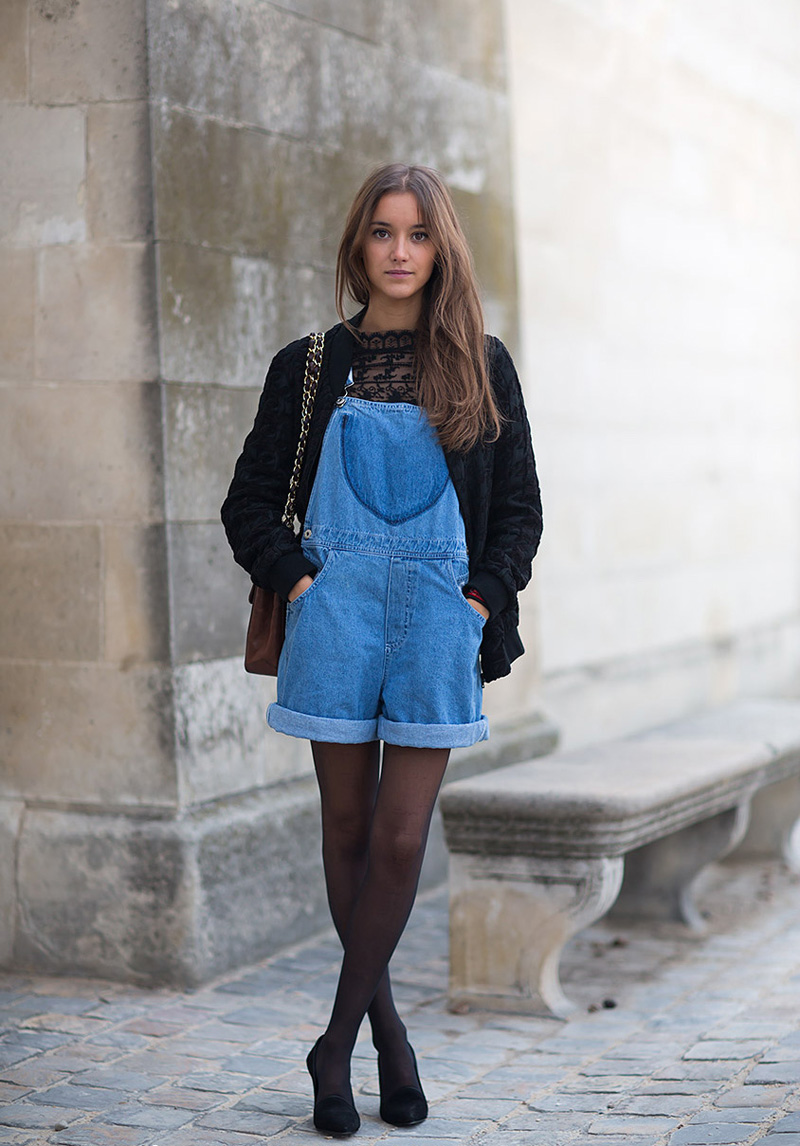 6月欧美潮人夏季街拍 感受蓝色魅力