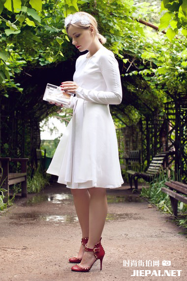 俄罗斯潮女时尚街拍 惊艳绝伦