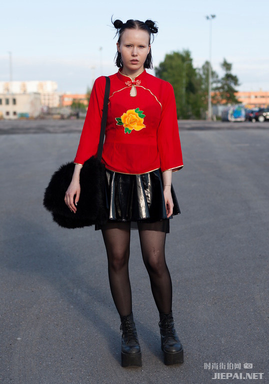 2013年5月赫尔辛基街拍整理 看北欧时尚风情秀