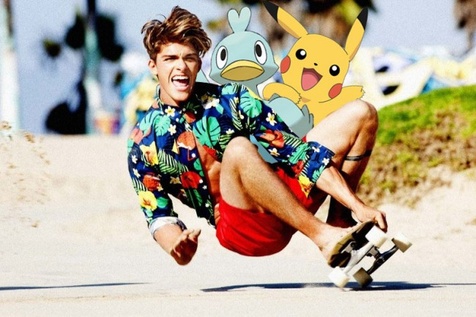 当时尚品牌广告海报遇上“Pokémon”