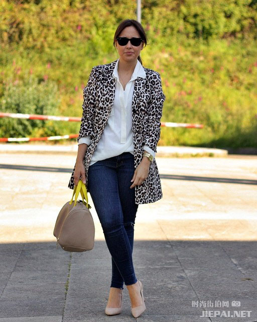 西班牙潮人街拍 时尚修身的夏季混搭