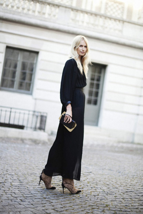 街拍2013高级定制时装周场外潮人秀