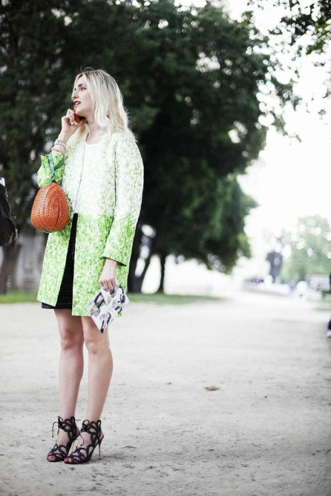 街拍2013高级定制时装周场外潮人秀