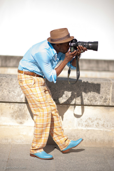 看2013时装周上型男蓝色风暴