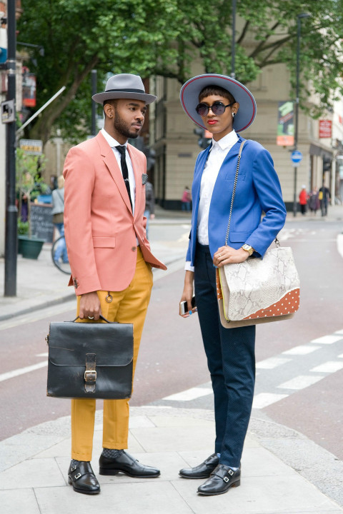 看2013时装周上型男蓝色风暴