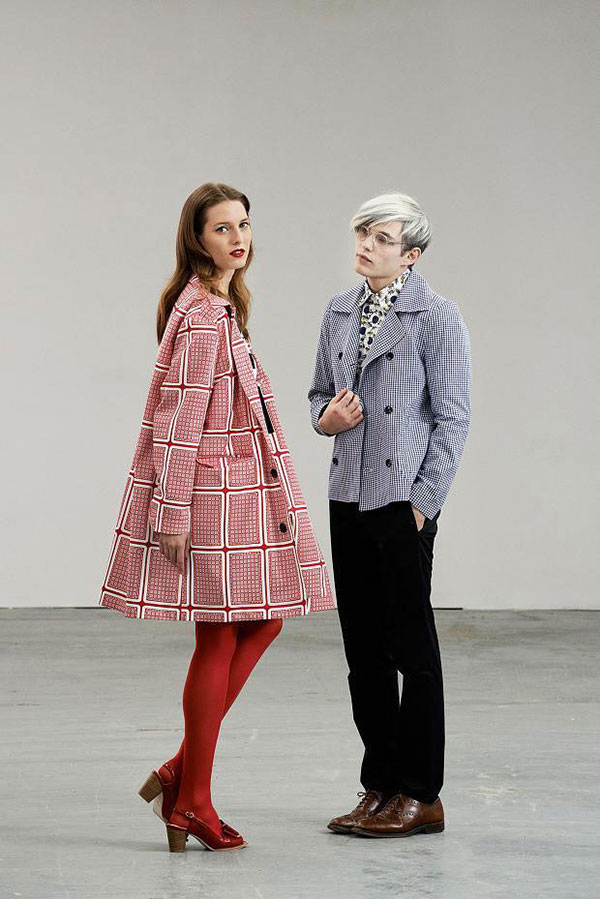 Andy Warhol与Paulette Goddard: Peter Jensen 2014 春夏系列