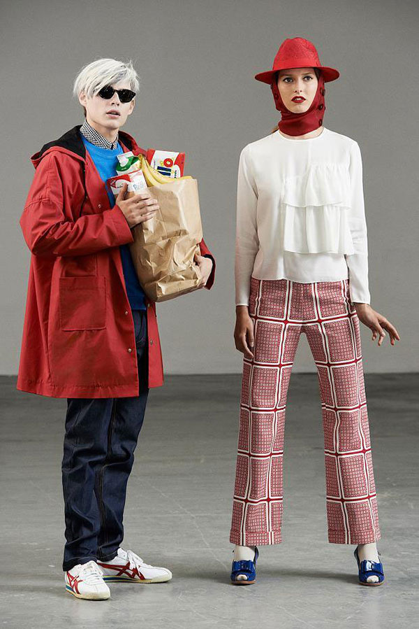 Andy Warhol与Paulette Goddard: Peter Jensen 2014 春夏系列