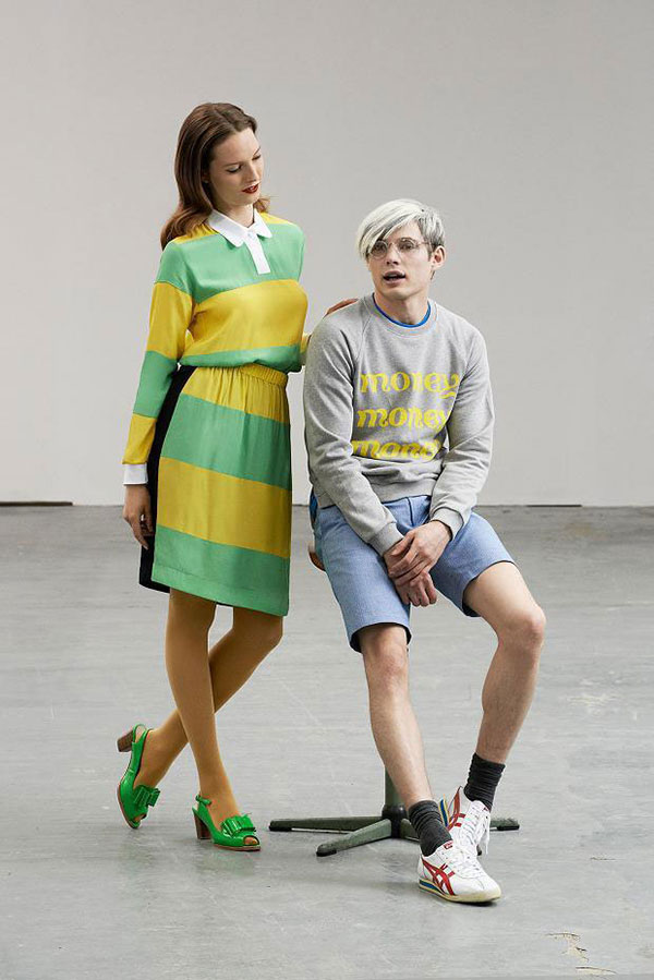 Andy Warhol与Paulette Goddard: Peter Jensen 2014 春夏系列