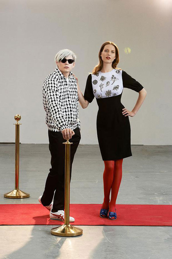 Andy Warhol与Paulette Goddard: Peter Jensen 2014 春夏系列