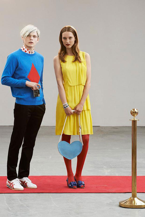 Andy Warhol与Paulette Goddard: Peter Jensen 2014 春夏系列