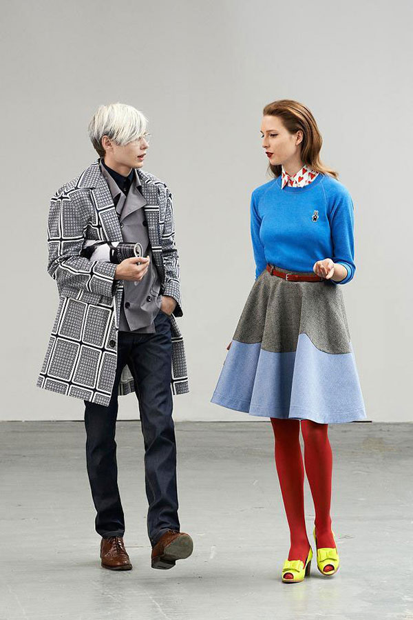 Andy Warhol与Paulette Goddard: Peter Jensen 2014 春夏系列