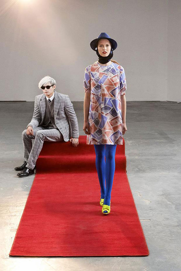 Andy Warhol与Paulette Goddard: Peter Jensen 2014 春夏系列