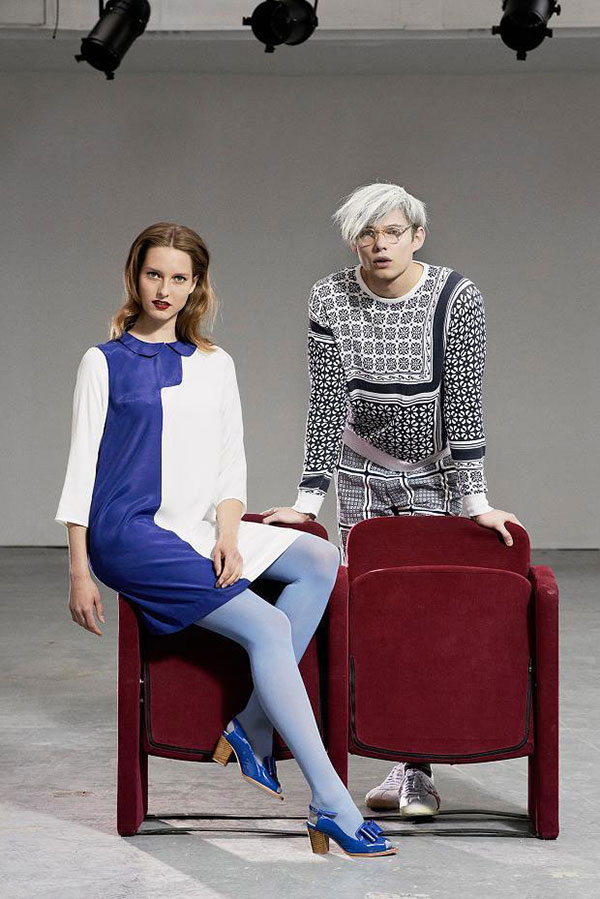 Andy Warhol与Paulette Goddard: Peter Jensen 2014 春夏系列