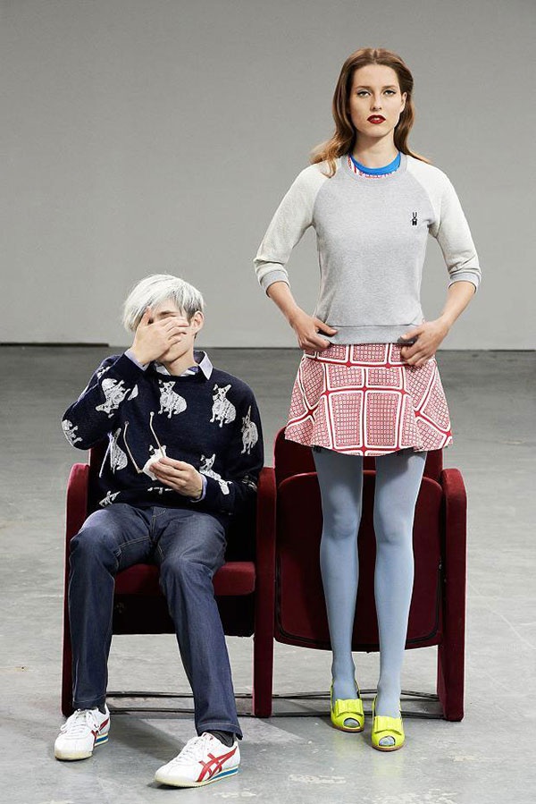 Andy Warhol与Paulette Goddard: Peter Jensen 2014 春夏系列