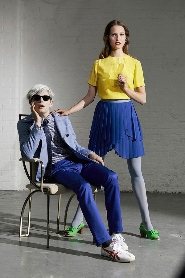 Andy Warhol与Paulette Goddard: Peter Jensen 2014 春夏系列