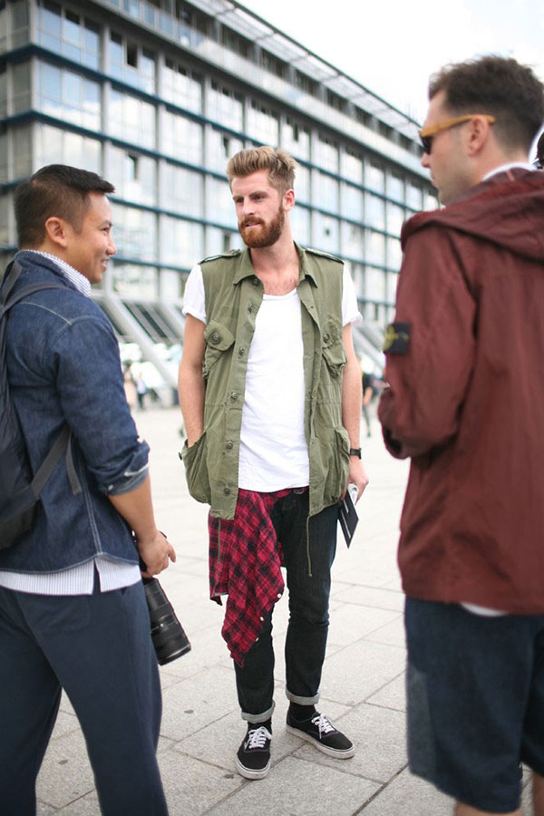 2014春夏巴黎时装周潮人场外街拍合辑