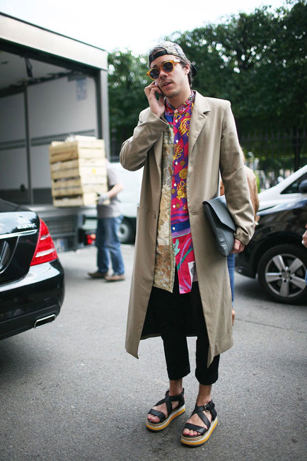 2014春夏巴黎时装周潮人场外街拍合辑