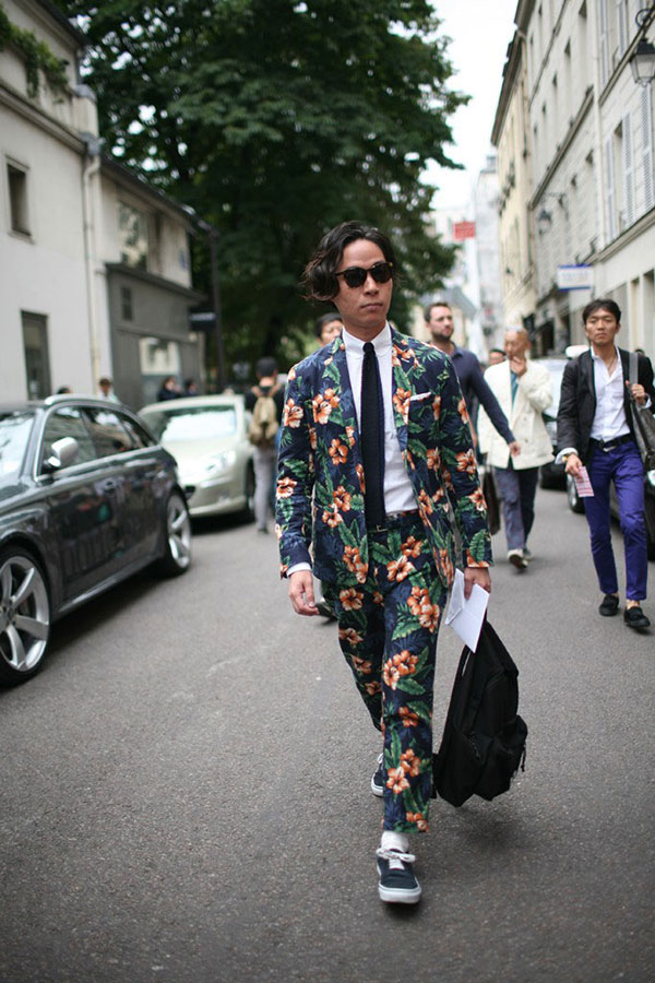 2014春夏巴黎时装周潮人场外街拍合辑