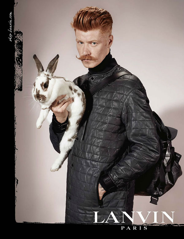 Lanvin 2013 秋冬形象照发布 怪诞复古路线