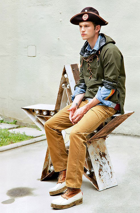 visvim 2013秋冬系列 杂志拍摄造型照片