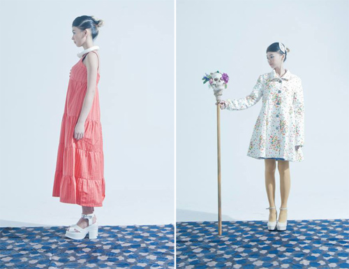 甜美可爱的古怪少女。Little Treasure 2013 Collection