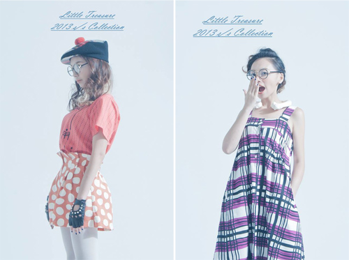 甜美可爱的古怪少女。Little Treasure 2013 Collection